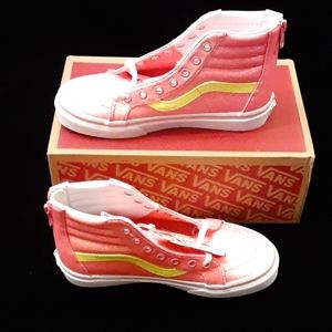 VANS SK8-Hi Neon Glitter Pink True White KIDS
